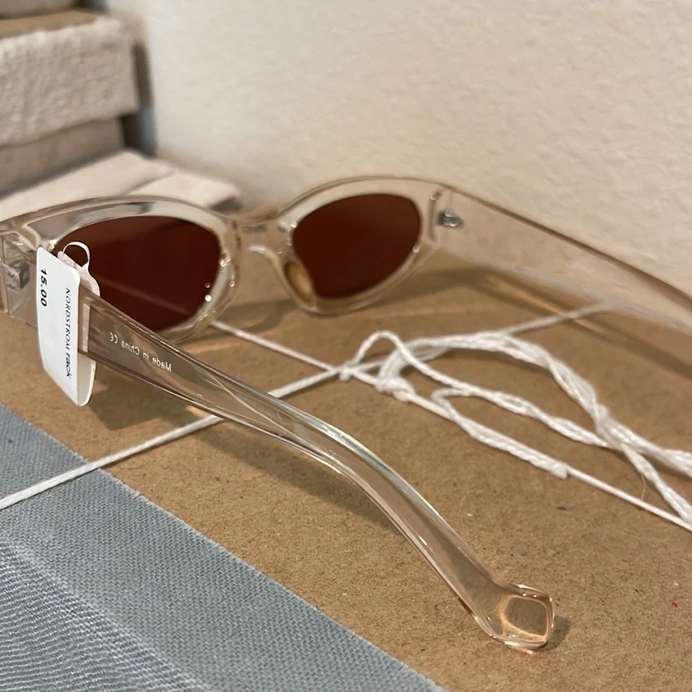 BP Nordstrom Y2K Coachella Revolve designer narrow sunglasses NWOT